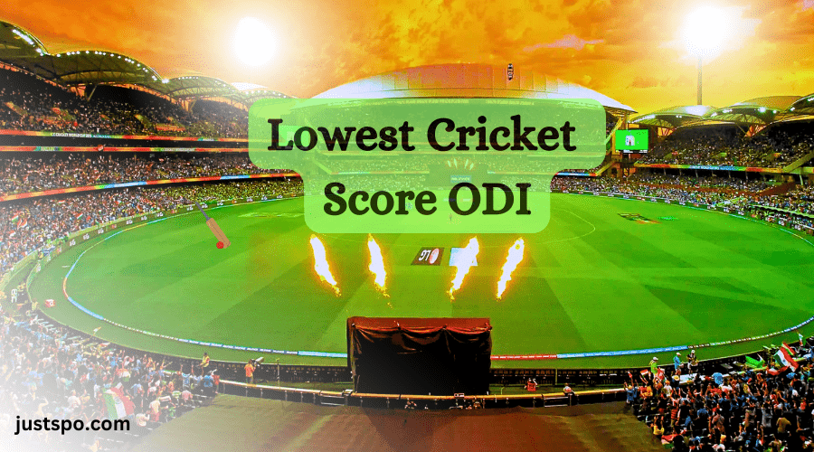 cricket lowest score